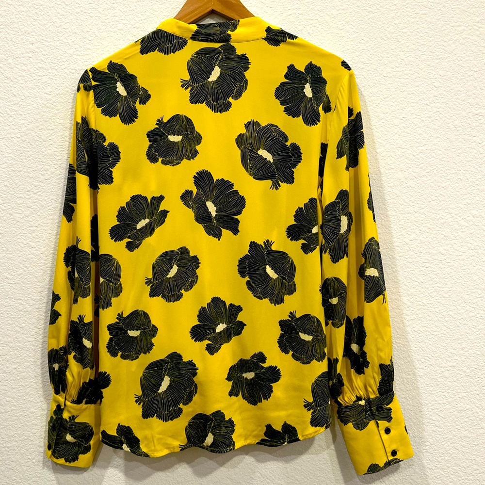 Halogen Silk Blend Wrap Blouse - image 3